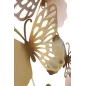 Panel ścienny BUTTERFLIES ZŁOTO/RÓŻOWY 59,5 4 111,5 cm